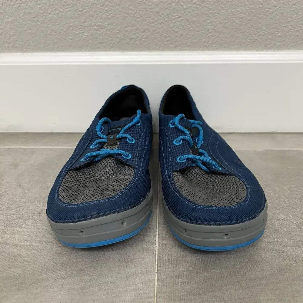 Astral Porter Mens Size 11.5 Blue Minimalist Boat‎ Lace Outdoor Walking Shoes